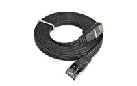 SLIM Slimpatchkabel  Cat 6, STP, 5 m, Schwarz