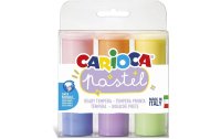 Carioca Farbstifte Pastell 6 Stück, Mehrfarbig