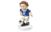 HobbyFun Mini-Figur Fussballer Blau/Weiss, 5 cm