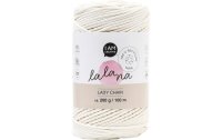 lalana Wolle Lady chain 200 g, Crème