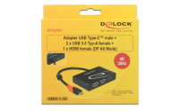 Delock Dockingstation USB 3.1 Typ-C Gen1 - 2x Typ-A + 1x HDMI 4K