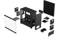 Fractal Design PC-Gehäuse Pop Silent TG Schwarz