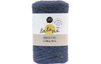 lalana Wolle Ribbon Pura 200 g, Blaugrau