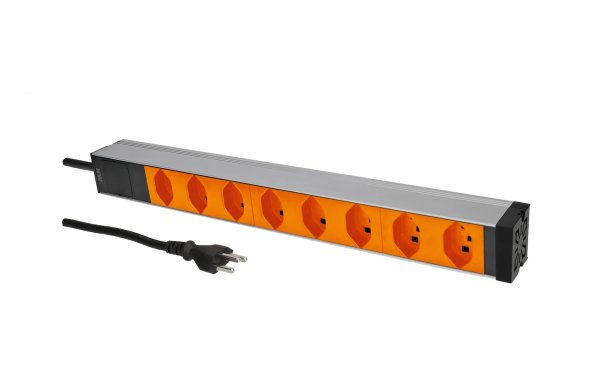 Max Hauri 19" PDU 8x T23, 1HE Orange