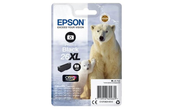 Epson Tinte T26314012 Photo Black