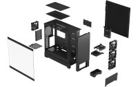 Fractal Design PC-Gehäuse Pop XL Silent TG Schwarz