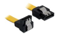 Delock SATA3-Kabel gelb, unten gewinkelt, 50 cm