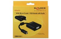 Delock Adapterkabel Micro-HDMI – VGA mit Audio