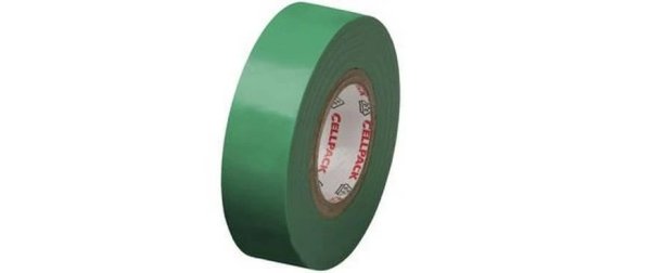 Cellpack AG Isolierband 10 m x 15 mm, Grün