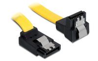 Delock SATA3-Kabel gelb, doppelt gewinkelt, 70 cm