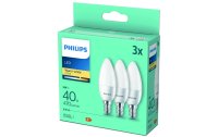 Philips Lampe 5 W (40 W) E14 Warmweiss, 3 Stück