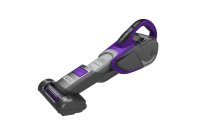 BLACK+DECKER Akku-Hand- und Stielsauger SmartTech PET 2in1 Grau/Violett