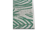 Northrugs Teppich Jaffa Palmera, 70 x 200 cm, Crème/Grün