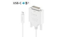 PureLink Kabel IS2210-020 USB Type-C - DVI-D, 2 m, Weiss