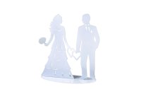 HobbyFun Mini-Figur Hochzeitspaar Metall