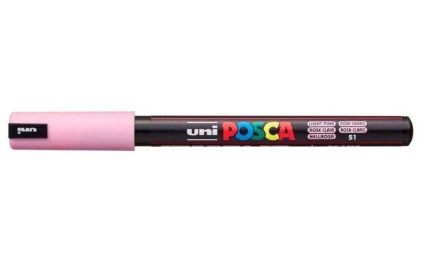 Uni Permanent-Marker POSCA Softcolors 0.7 mm, Hellrosa