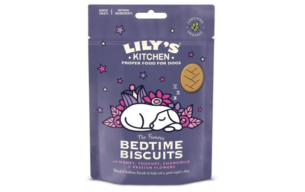 Lilys Kitchen Leckerli Bio Bedtime Biscuits, Honig/Joghurt, 80 g