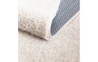 MyCarpet Teppich City Shaggy 120 cm x 170 cm, Crème