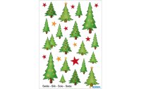 Herma Stickers Weihnachtssticker Tannenbäume 1 Blatt...
