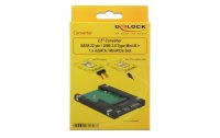 Delock 2.5"-Adapterplatine mSATA/Mini-PCI-Express – SATA/USB