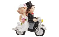 HobbyFun Mini-Figur Hochzeitspaar auf Motorrad 6 x 5 cm