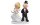 HobbyFun Mini-Figur Hochzeitspaar 9 cm