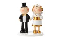 HobbyFun Mini-Figur goldene Hochzeit 8.5 cm