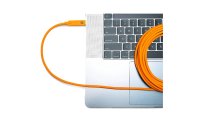 Tether Tools Kabel USB-C auf USB-C rechter Winkel orange
