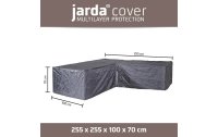 Jarda Cover Schutzhülle 255 x 255 x 100 x H 70 cm, Loungehülle, L-Form