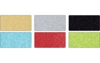 Folia Glitzerkarton Basic 17.4 x 24.5 cm, 300 g/m², 6 Blatt