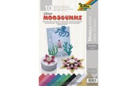 Folia Moosgummi-Set 10 Stück, Mehrfarbig