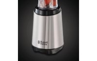 Russell Hobbs Smoothie Maker Mix and Go Steel Silber