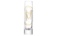 Leonardo Vase Emozione Herz 17 cm, Gold/Transparent