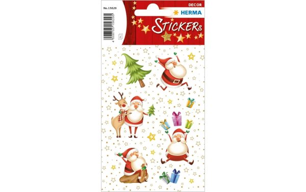 Herma Stickers Weihnachtssticker Fröhliche Weihnachten 2 Blatt à 30 Sticker