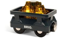 BRIO Eisenbahn Goldwaggon mit Licht