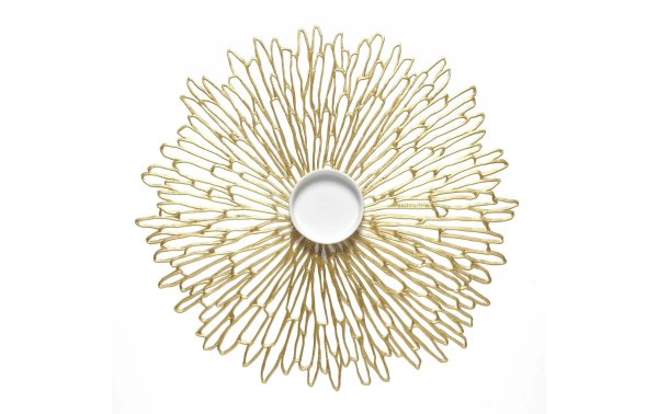 Chilewich Tischset Bloom 38.6 cm x 40 cm, Gold