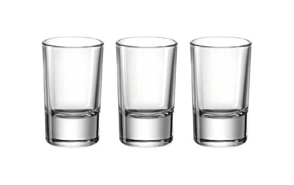 Montana Schnapsglas Basic 40 ml, 3 Stück, Transparent