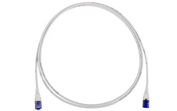 R&M Patchkabel thinLine Cat 6, U/UTP, 3 m, Grau