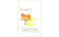 ABC Geburtstagskarte Torte B6