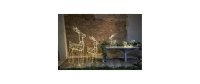 Star Trading LED-Figur Silhouette Tuby Deer, 35 cm, Transparent