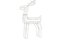Star Trading LED-Figur Silhouette Tuby Deer, 105 cm,...