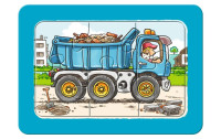 Ravensburger Puzzle Bagger,Traktor und Kipplader