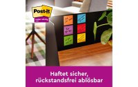 Post-it Notizzettel Super Sticky 7.6 x 7.6 cm, Mehrfarbig