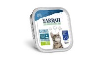 Yarrah Bio-Nassfutter Chunks mit Huhn & Fisch, 16 x 100 g