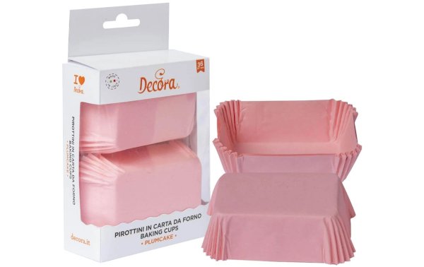 Decora Mini-Cake-Backform 36 Stück, Rosa