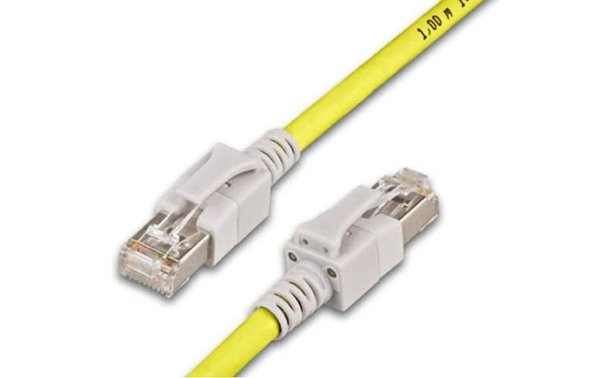 Wirewin Patchkabel  Cat 6A, S/FTP, 1.5 m, Gelb