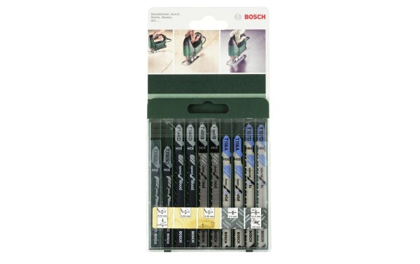 Bosch Stichsägeblätter-Set 10-teilig