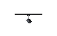 Paulmann LED Schienenspot URail Cube, 8 W, 2700 K, Schwarz/ Chrom