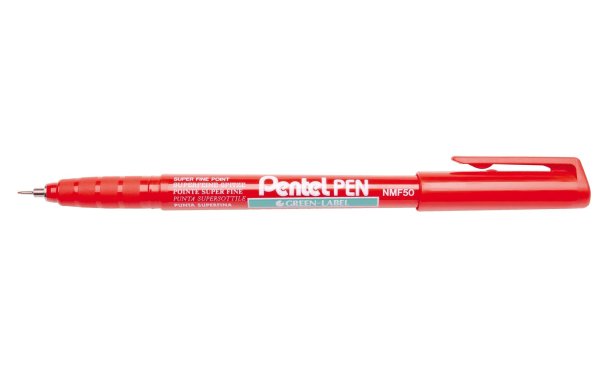 pentel Fineliner Green Label 0.6 mm 0.4 mm, Rot
