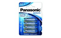 Panasonic Batterie Evolta AA-Alkali 4 Stück